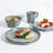 TABLE 12 16-Piece Dinnerware Set, Stonewashed Dinnerware Set for 4