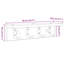 Wall-Mounted Coat Rack 40 X 10.5 X 10.5 Cm-1586606997