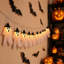 Lot de 2 guirlandes lumineuses fantômes de 2,74 m (9 pi) avec chapeaux de sorcière pour l'Halloween, à utiliser à l'intérieur comme à l'extérieur (porche, jardin, etc.).