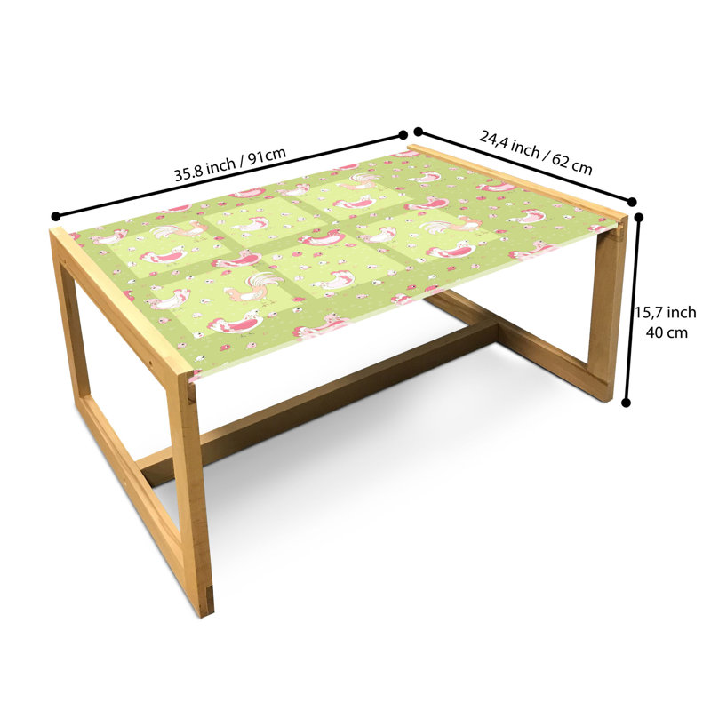 Jamilka Sled Coffee Table, 90cm H x 62cm W x 40cm D