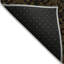Tapis intérieur lavable 8 pi x 10 pi brun et noir Medallion