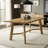 Alderon Modern 70.9" Solid Wood Rectangular Dining Table-408076143