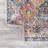 Motolal Modern Persian Boho Vintage Trellis Ivory/Navy/Multi Rug-859979171