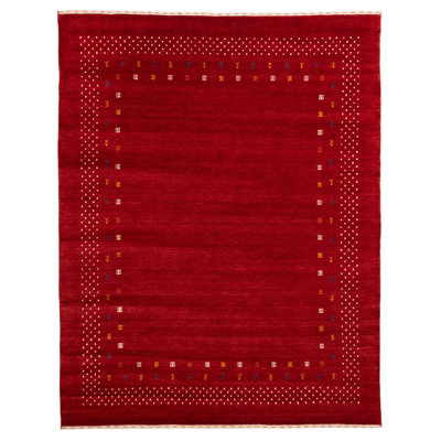Indo Gabbeh Red Rug 7'10" x 9'10"