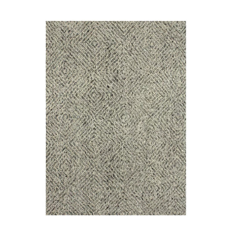 Dazzler Hand Woven Wool Geometric Area Rug, Rectangle 5'5" x 7'1"