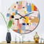 Pensées éphémères de Colorfields I - Horloge murale abstraite-1956534152