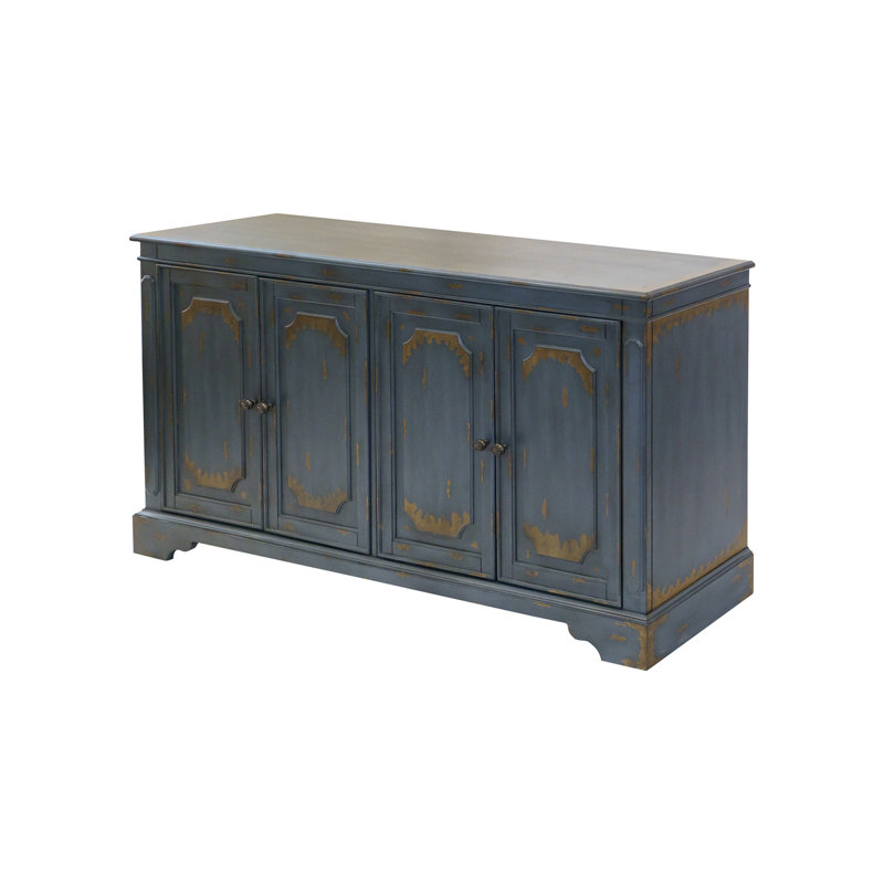Dalgard TV Stand, Bleu, 32"H x 65"W x 16"D