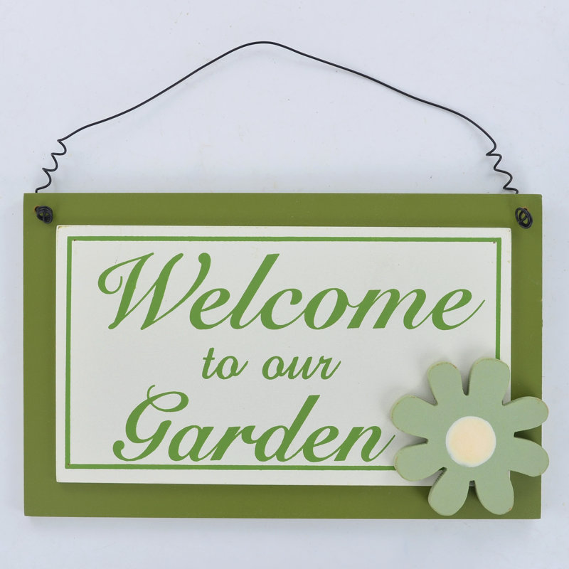 Berkley Wood Plants & Flowers Garden Plaque
