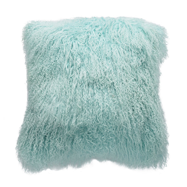 Lunch Bag with Tumbler Wrap  Luxury Teal Faux Fur Texture