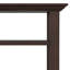 Table de bout transitionnelle en bois massif de 19 po avec 2 tablettes ouvertes Acadian-1063236910-1063236904