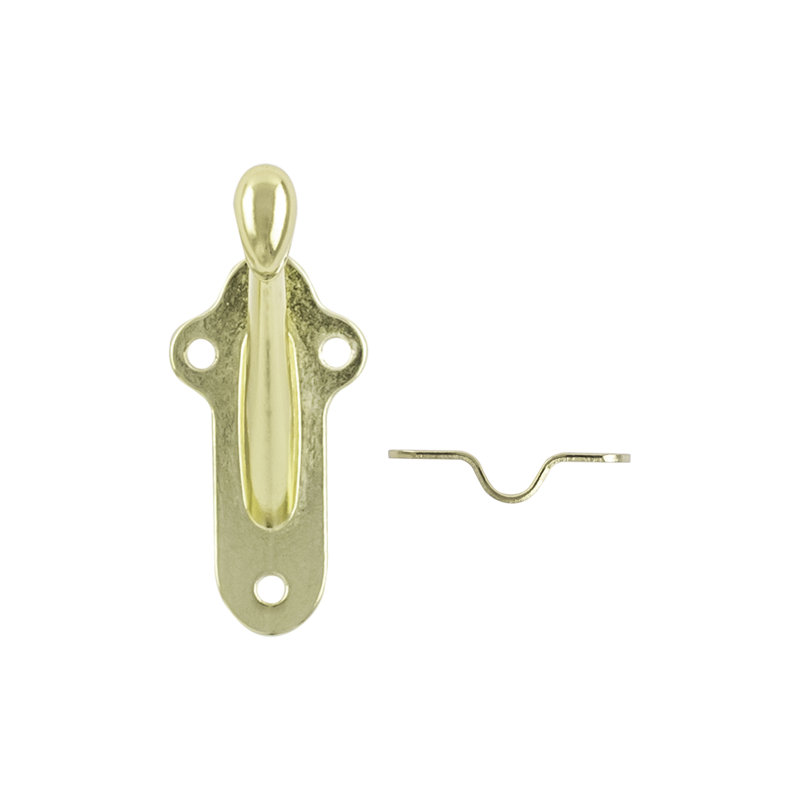 Hand Rail Brackets, Polished Brass