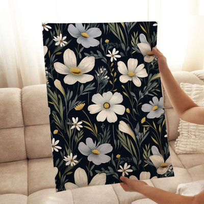 Impression florale sans cadre