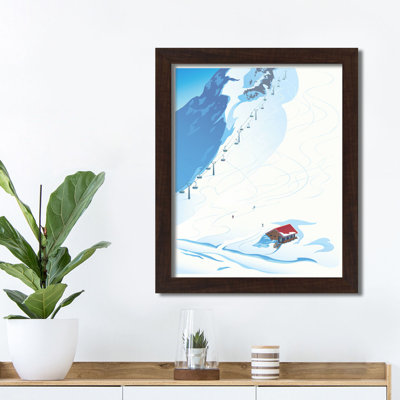 " Mountain Ski Scene "