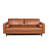 Mid-Century Tufted Leather Sofa