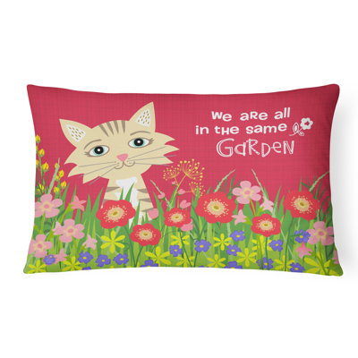  Coussin décoratif intérieur / extérieur Garden Cat