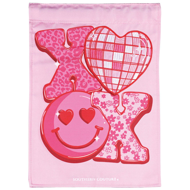 Motif de drapeau de jardin Xoxo