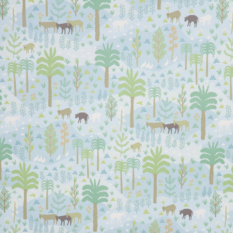Papier peint Las Colinas, Bleu