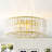 Abrego 3 - Light Glass Crystal Flush Mount Ceiling Light