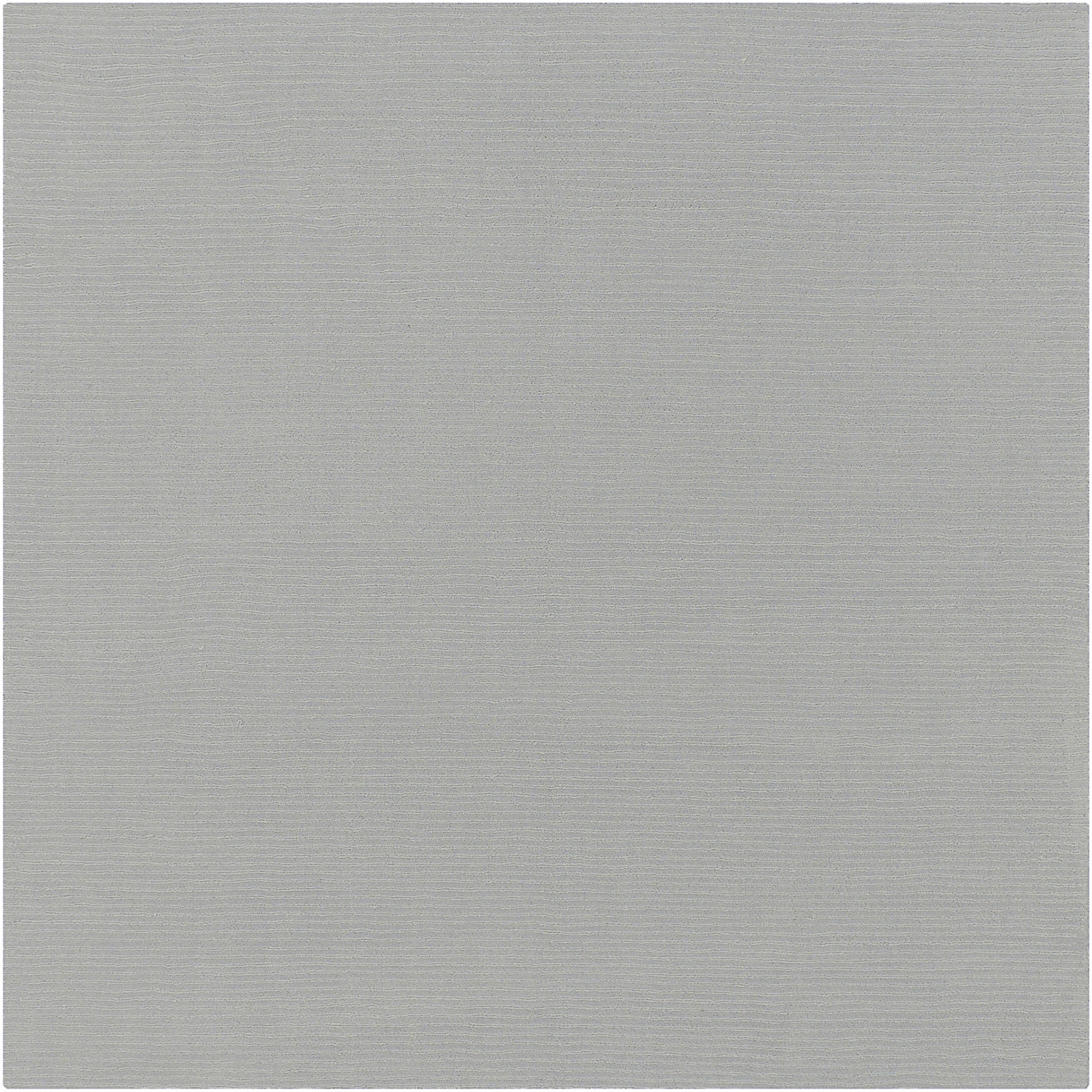Crowe Gray Hand-Loomed Wool Rug, Square 8'