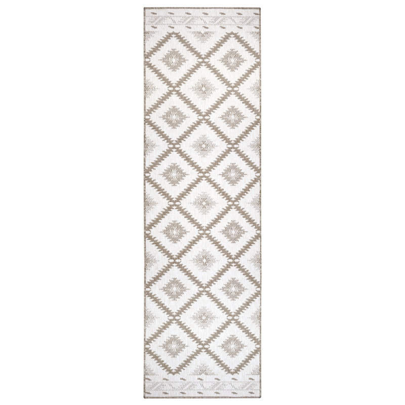 Malibu Woven Linen Rug, Runner 80 x 350cm