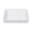 24" L x 16" W Ceramic Vessel Bathroom  Sink Rectangular Drop-in Vanity Sink-51893837