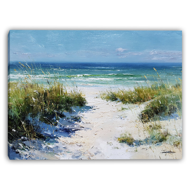 «Oceanfront Tranquility», art mural sur toile tendue, H 30 po x l 40 po