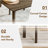 5-Piece Wood Upholstered Dining Set-495293423
