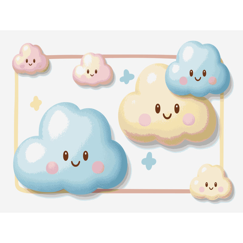 Tapis pour enfants Zoomie, Rectangle 7 pi x 9 pi