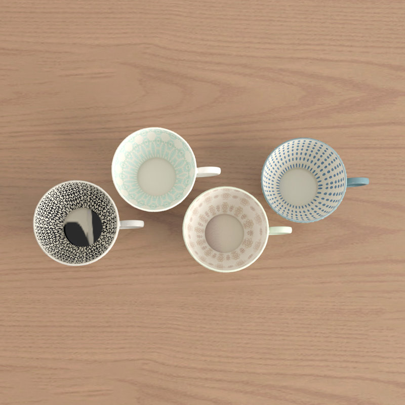 Ensemble de 4 tasses à café Kaelan