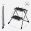 2 - Step Steel Lightweight Folding Step Ladder-491956397