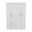 Armoire mobile en velours, chambre à coucher, blanc