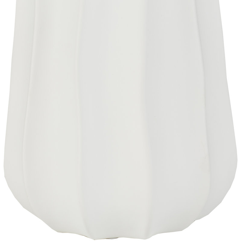 Ivory 17'' Ceramic Table Vase, Ivory