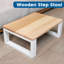 Escabeau en bois massif Gurmann-496450435