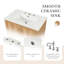Meuble-lavabo simple 30 po avec comptoir en céramique Dera