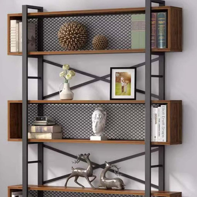 Bibliothèque de style industriel