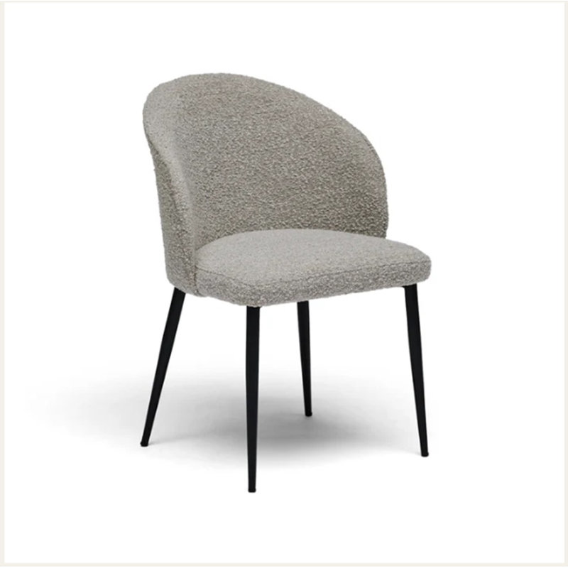 Chaise de salle à manger White Boucle