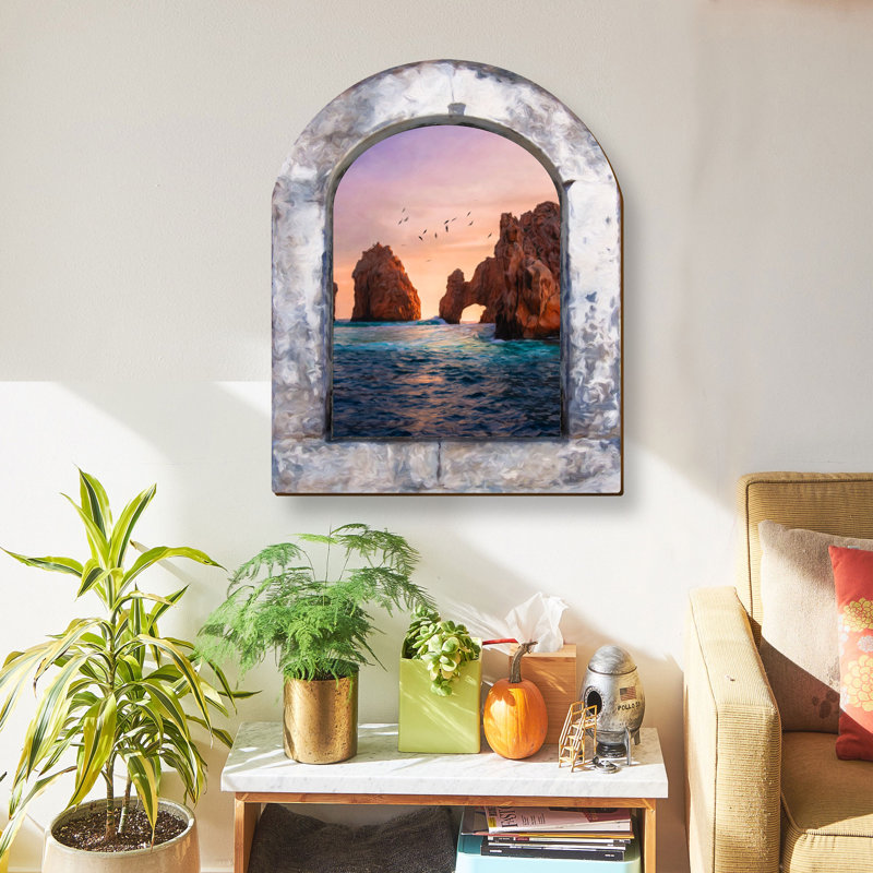 Crochet mural Sunset Serenity