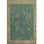 Tapis art déco végétal 7 x 9