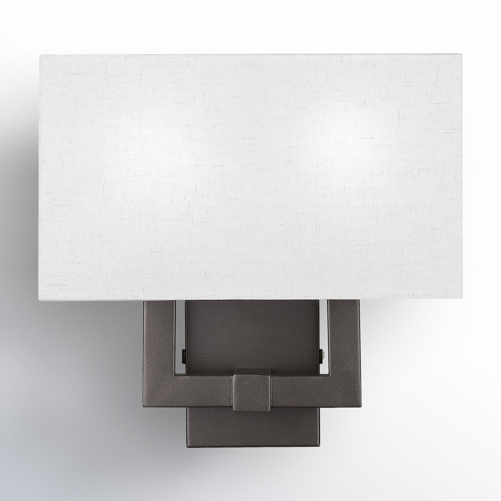 Flaire 2 Light Dimmable Flush Mounted Sconce, English Bronze