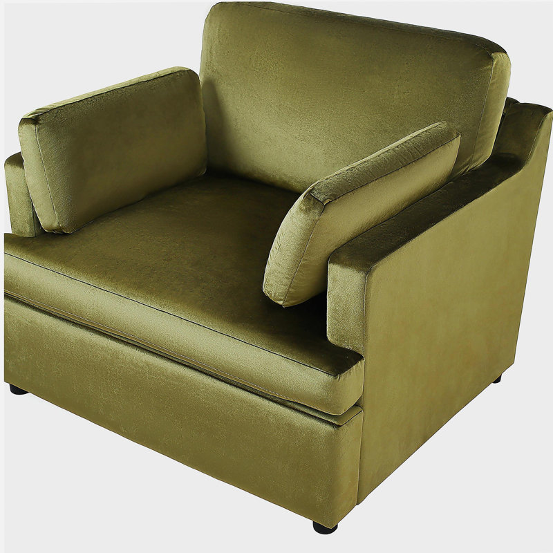 Avec fauteuil, rembourrage doux et structure robuste, Vert