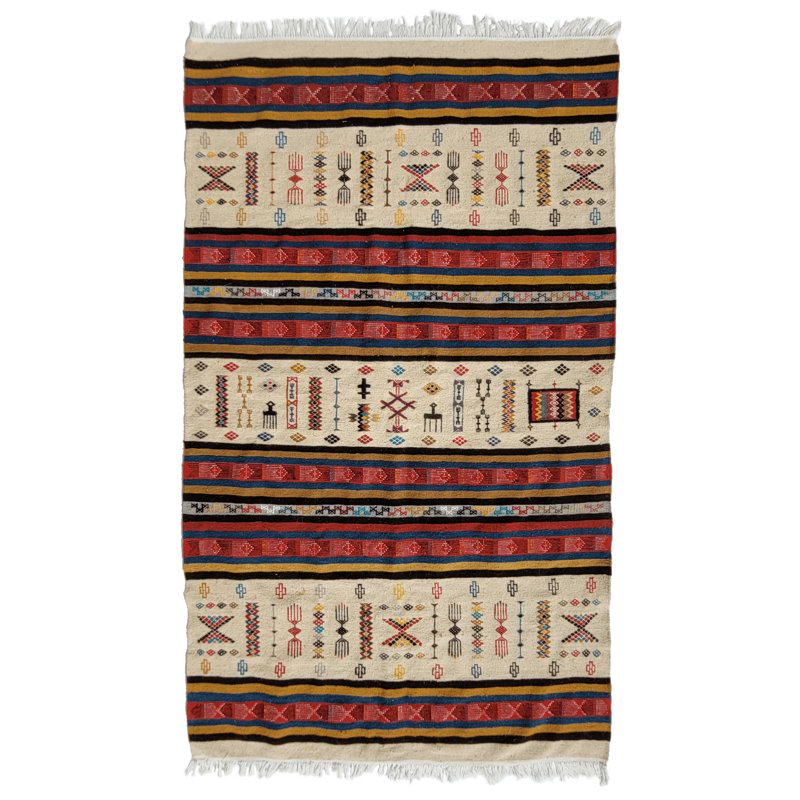 Lamborn Southwestern Hand Woven 134cm X 228cm Area Rug