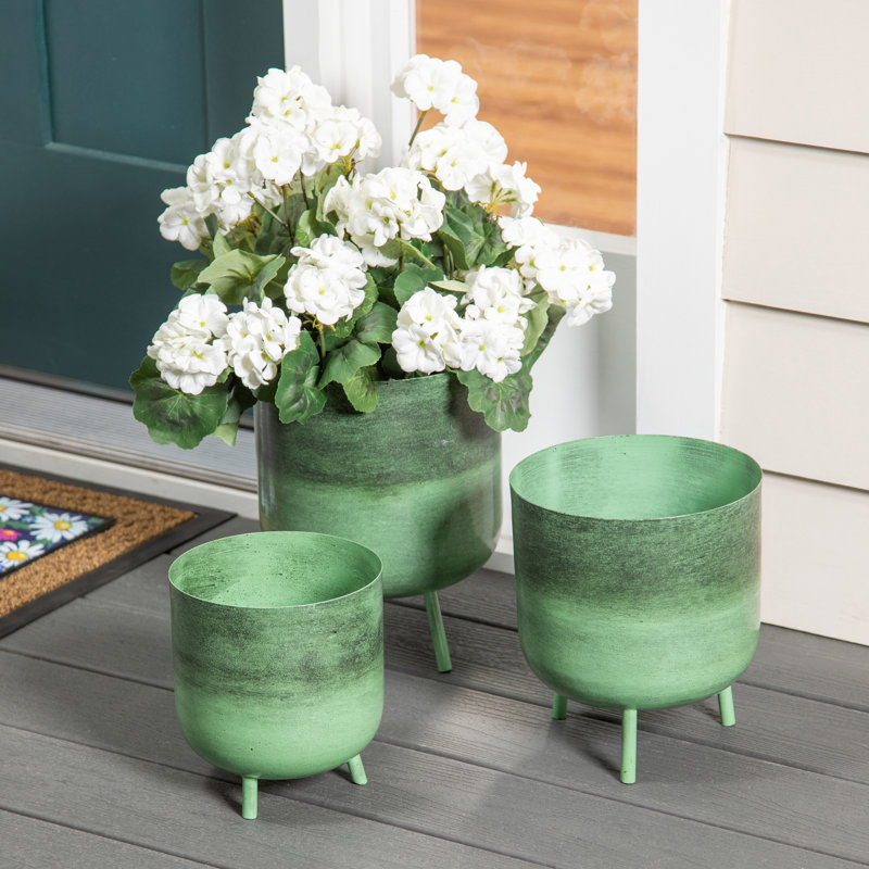 Ensemble de pots à fleurs 3 pièces Cayan
