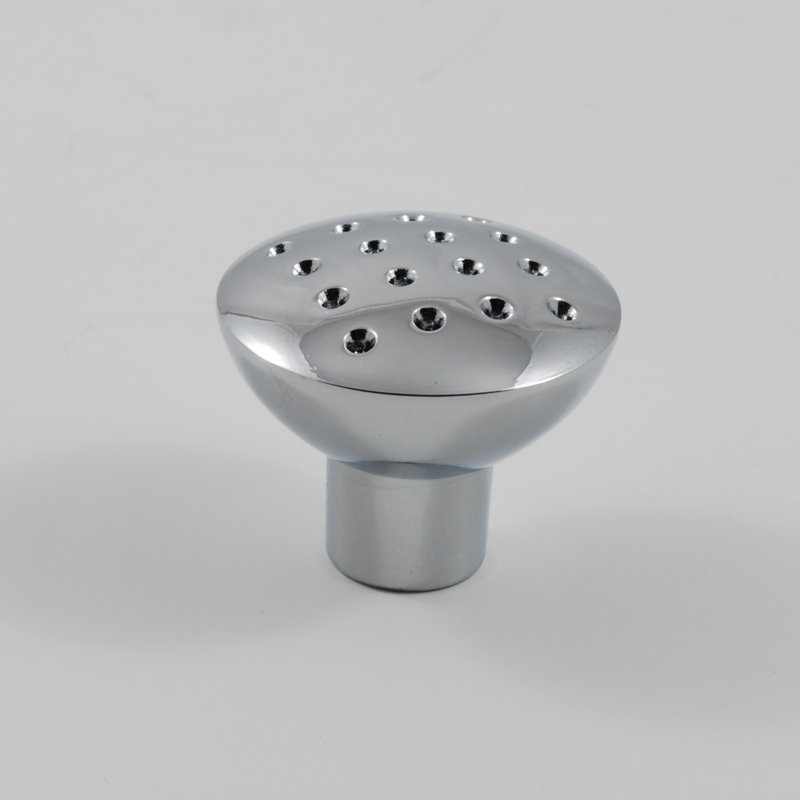 Poignée champignon 1 1/16 po de diamètre, Chrome poli, 1 1/16"