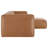 Jaye - 3 Piece Genuine Leather Sofa With Ottoman