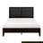 Queen Bed With Button- Faux Leather Headboard, -Colored, Bedroom In Color, Headboard Button Tufting, Modern-1773729737-1773729736