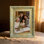 Cadre 3 pièces en or antique pour photos et cadeaux d'anniversaire 8 "x 10"