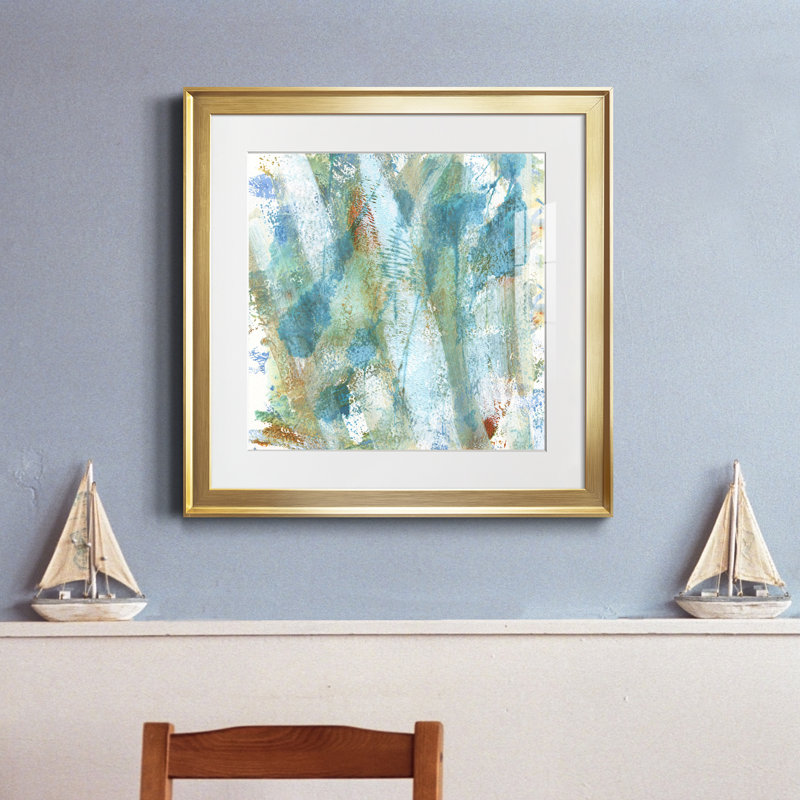 " Spring Thaw " Painting Print, Gold Framed, 32" H x 32" W x 1" D