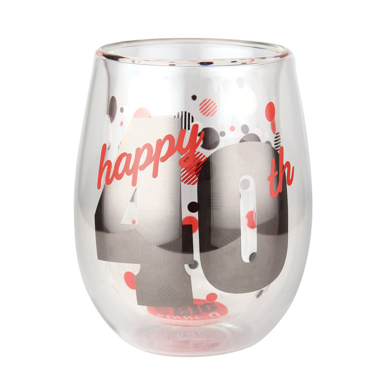 13 oz Verre à double paroi
