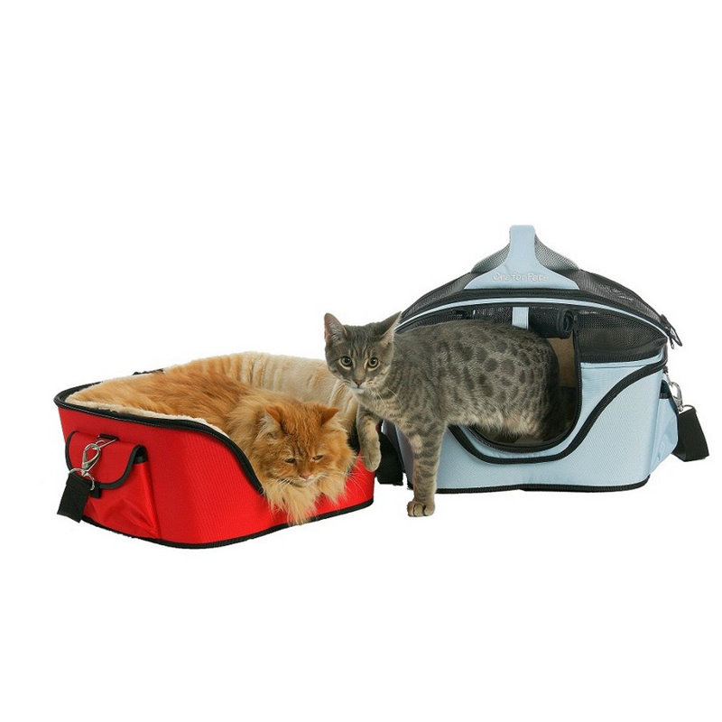 Extra Small Brown Soft Sided Airline Approved Pet Carrier