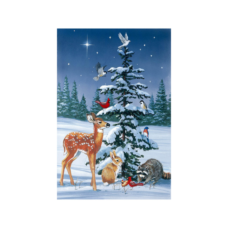 Christmas Gathering by William Vanderdasson - Wrapped Canvas Print, 101.6 cm H x 66.04 cm W x 1.91 cm D